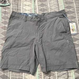 VTG1946 Men's Hybrid Performance Flat Front Shorts in Legion Blue - Size 38